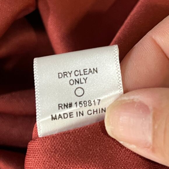 Altar'd State Women's Balloon Sheer Sleeves Floral Janey Dress Burgundy Medium - Picture 7 of 9